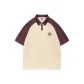 Beige Apricot & Purple