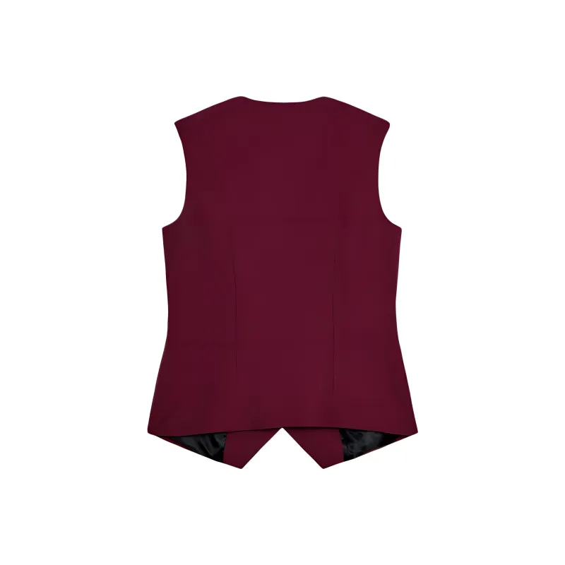 ZARA ZW Series Vest Women's Dark Red-1