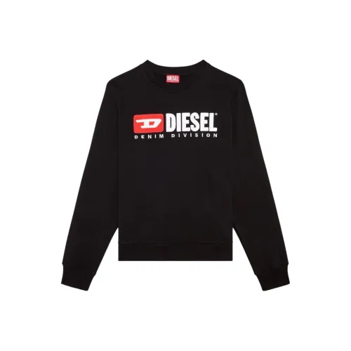 DIESEL S Boxt Div Cotton Sweatshirt