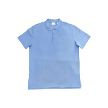 Burberry Polo Shirts Men Blue