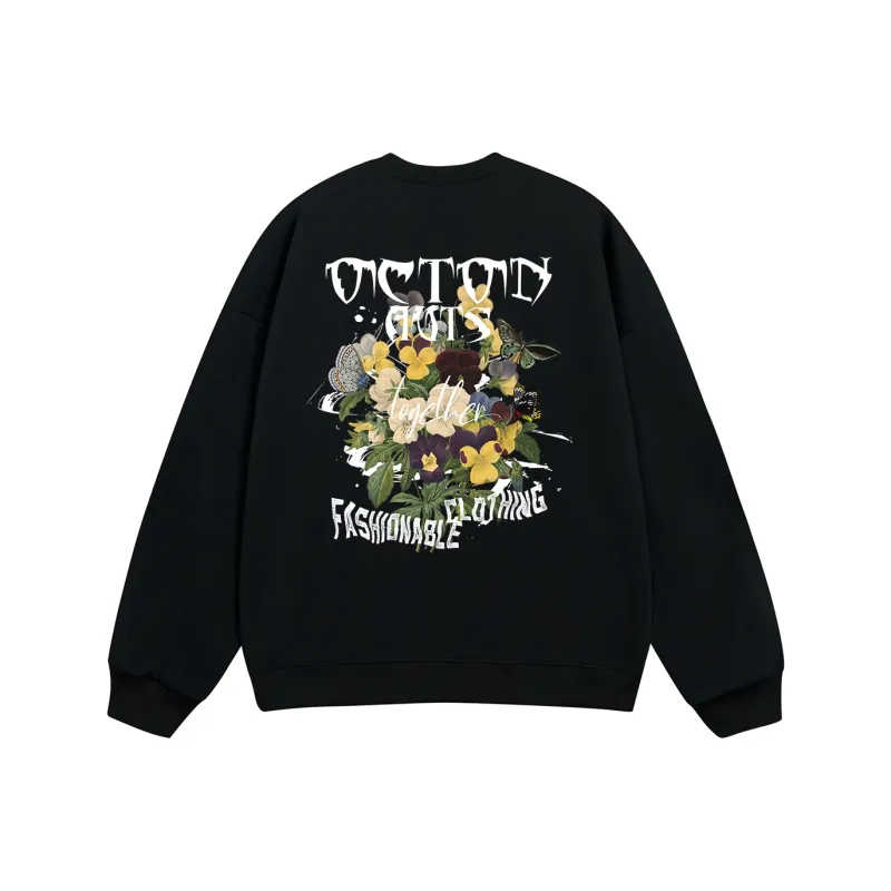 Small Columns Under The Sea Sweatshirt Unisex-0