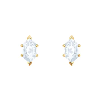 Swarovski Oz Stud Earrings Women's White