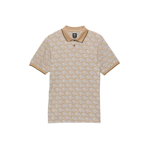 Vans BMX Peak X Lewis Mills Polo Shirt Polo Shirt Men's Yellow Brown