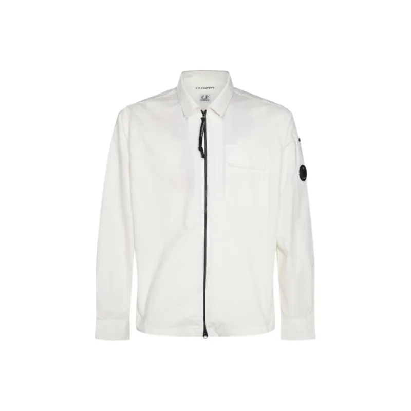 C.P.Company Zip up Gabardine Overshirt-0