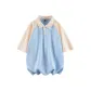 Beige Apricot & Light Blue