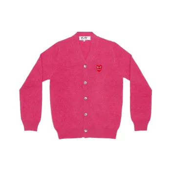 CDG Play Sweaters Men Pink