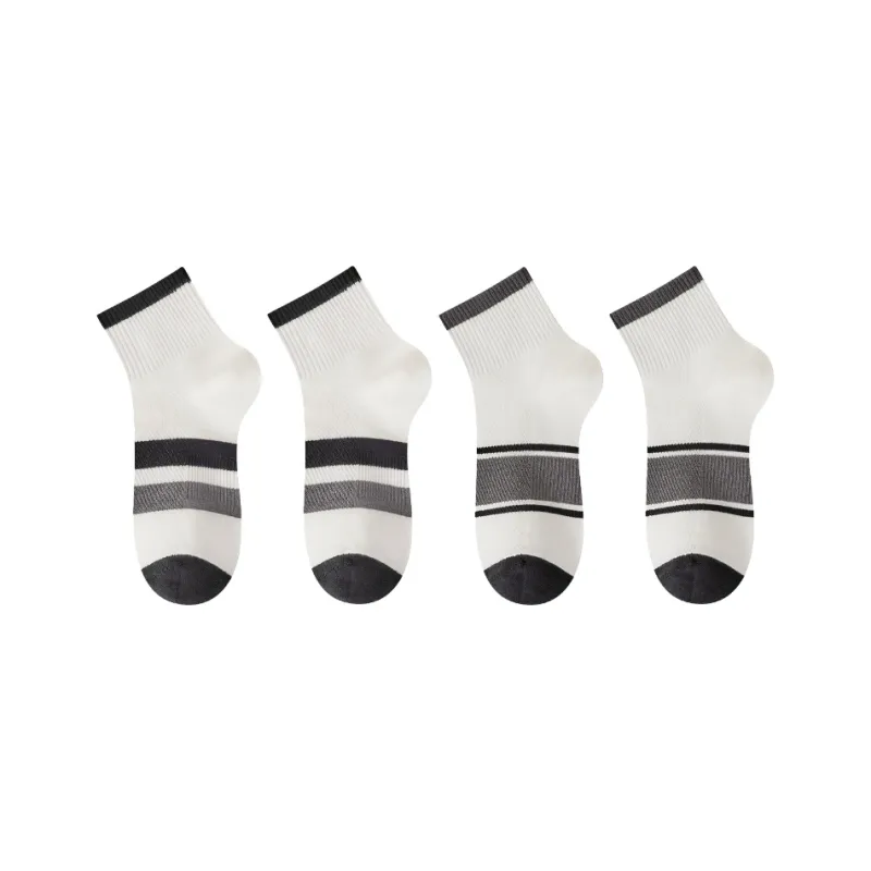 FAIRWHALE Ankle Socks Unisex 4 Pack-12