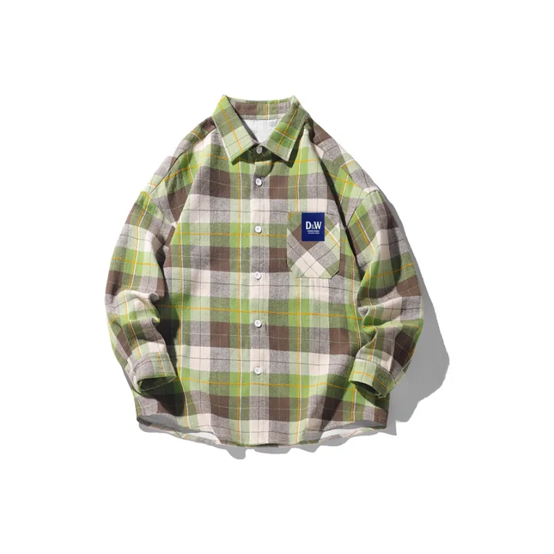 D&W Shirts Unisex Light Green-0