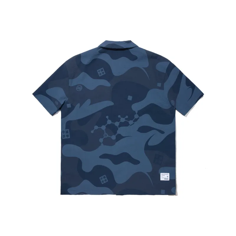 LiNing x ANB Shirt Men's Camouflage Blue-1