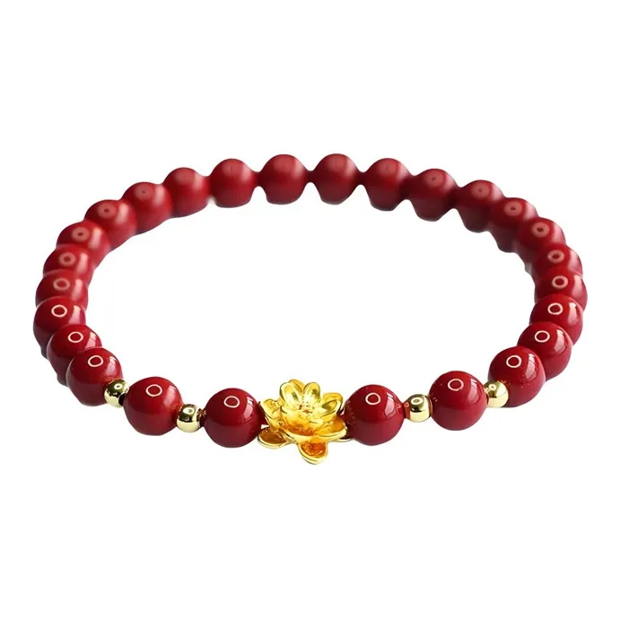 LUXLINE Reconstructed Cinnabar Bracelets Women's-0
