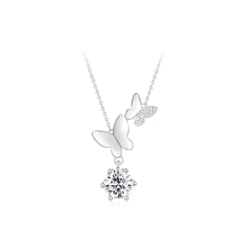 Love Link 925 Sterling Silver Necklaces Women's