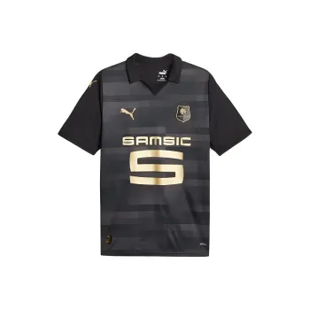 PUMA T-Shirt Men's Puma Black Matte Puma Gold