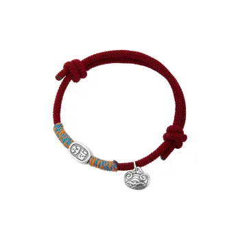 Shunqin Silver Building 999 Fine Silver Bracelets Women's
