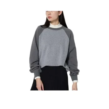 UNIQLO Sweatshirt Unisex Lead Gray