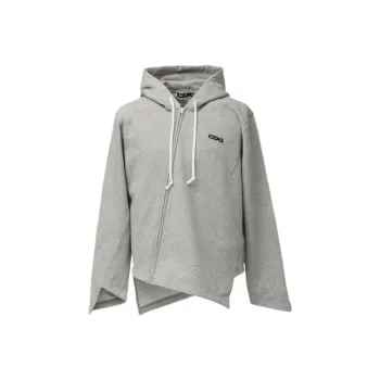 CDG Sweatshirt Jacket Unisex Gray
