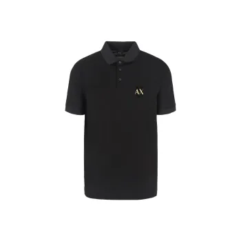 ARMANI EXCHANGE Polo Shirt Men's Black