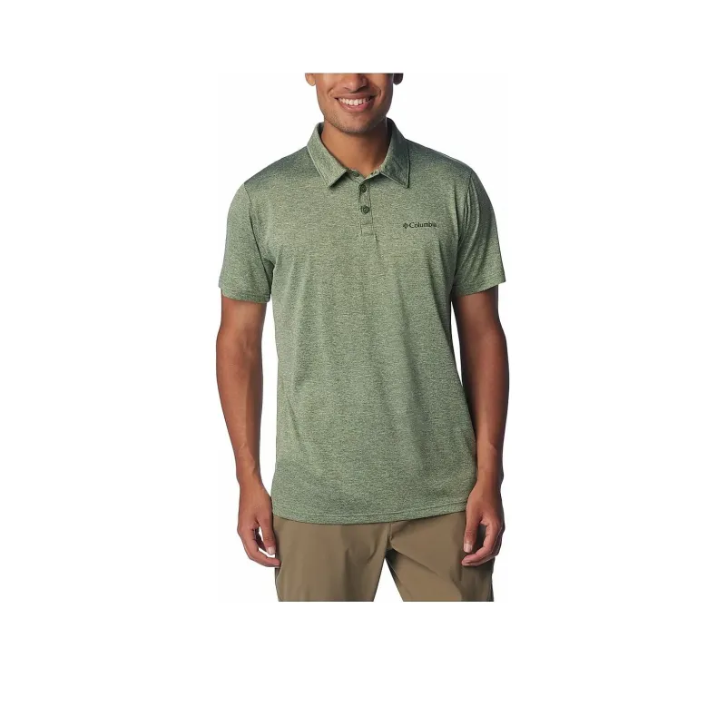 Columbia Hike Polo Shirt Men's Green-0