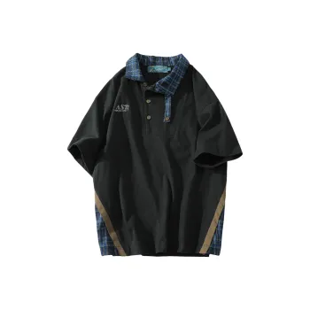 A SQUARE ROOT Polo Shirt Unisex Black