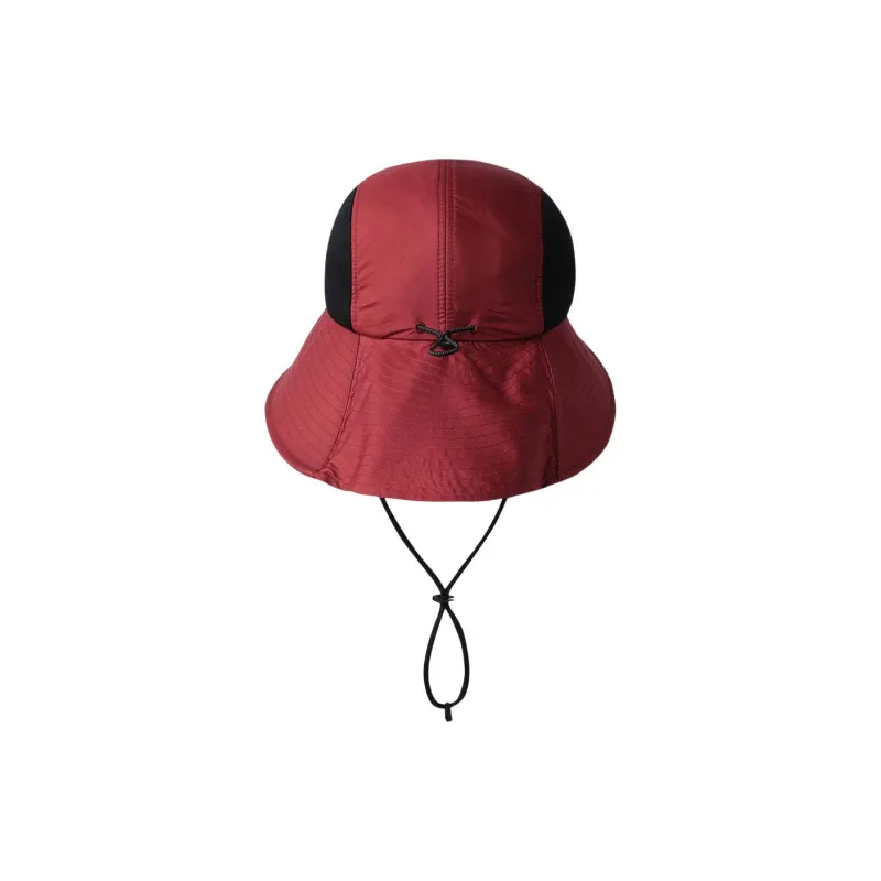 SALOMON Recycled Polyester Bucket Hats Unisex Red-1