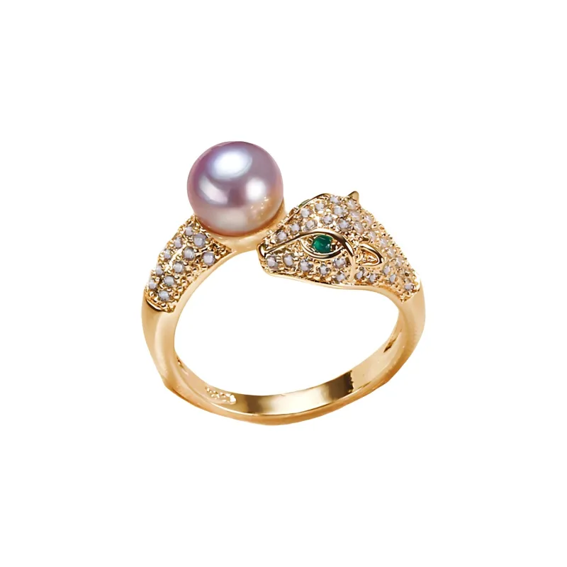 Andaozi Pearl Rings Women's-0