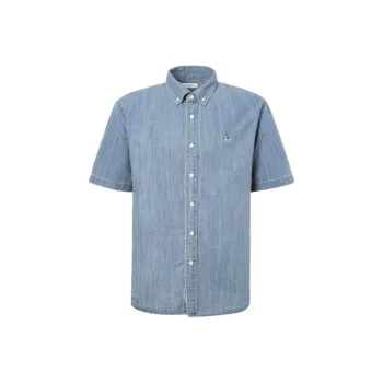 HAZZYS Shirts Men Light Blue