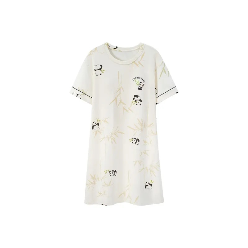 FENTENGCARE Nightgown Women's Apricot-0