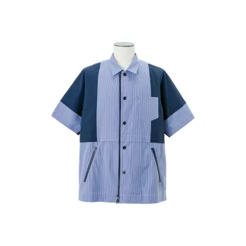 Sacai SS25 Shirts Men Blue