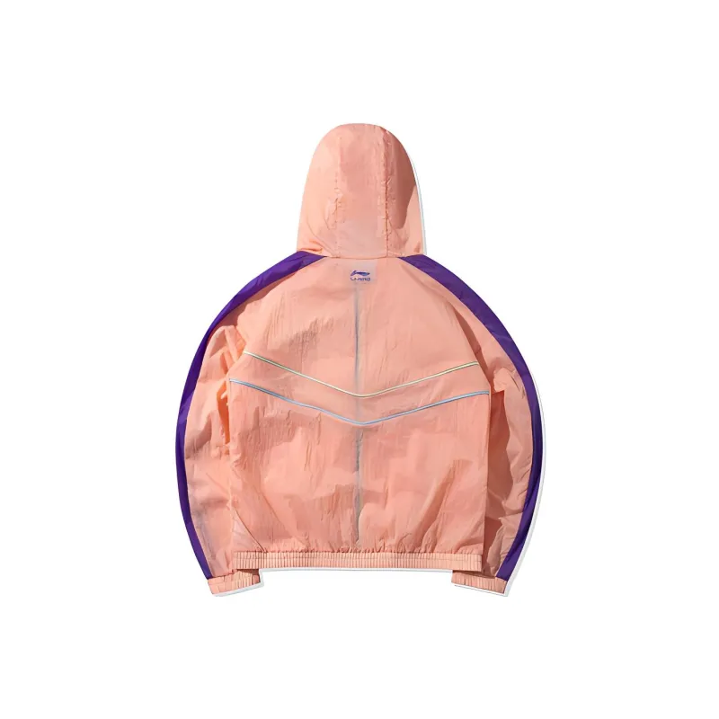 LINING Trench Coats Women's Peach Bud Red-1
