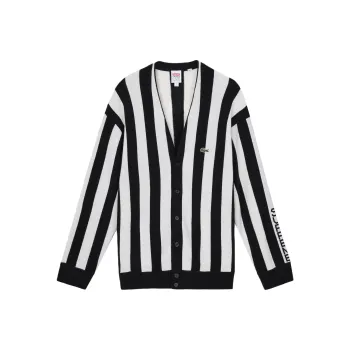 Supreme Lacoste Stripe Cardigan