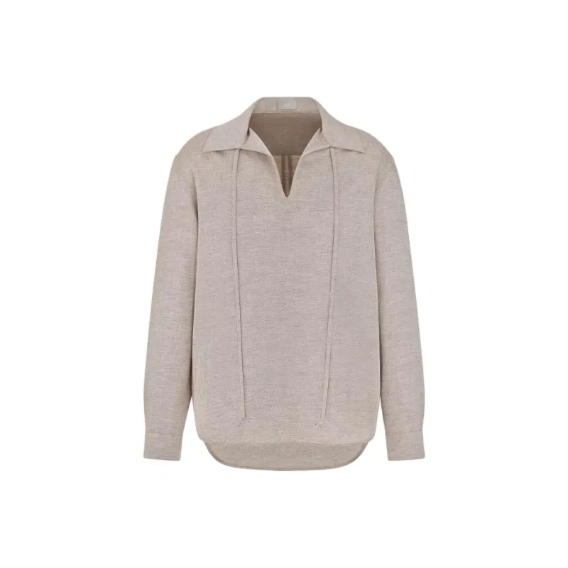 DIOR SS25 Summer Men's Clothing Collection Shirt Men's Beige-0