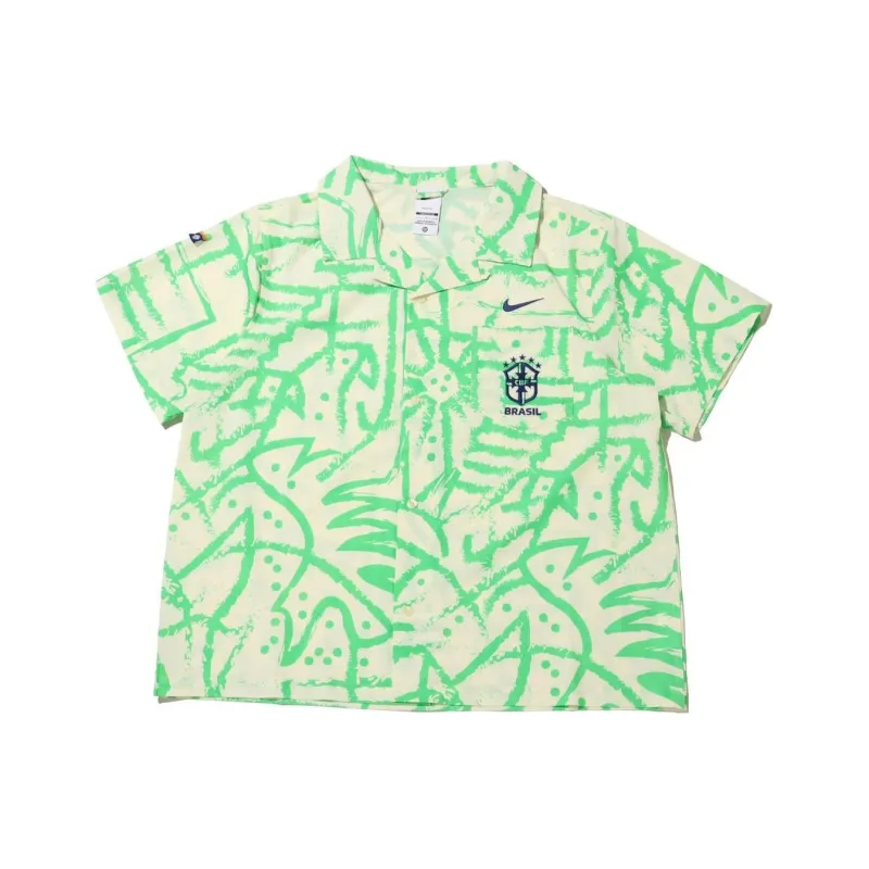 Nike SS24 Shirt Unisex Beige Green-0