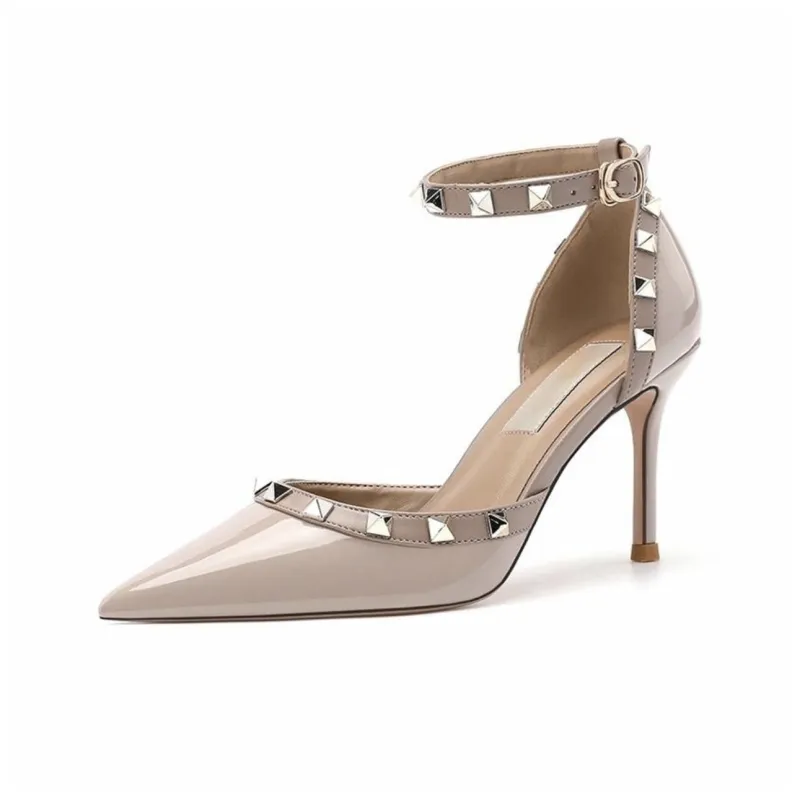 AFJI High Heels Women's Nude/Black-0