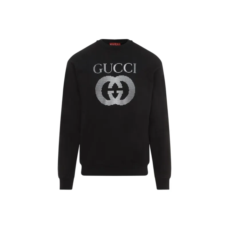 GUCCI Interlocking Logo Crewneck Sweatshirt-0
