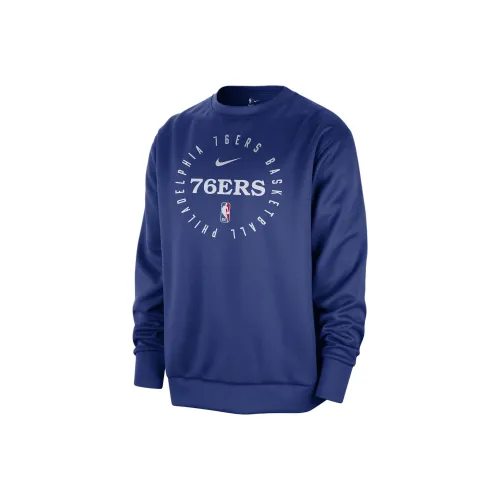 Nike Philadelphia 76ers Spotlight Men's Nike Dri FIT Nba Crew Neck Sweatshirt