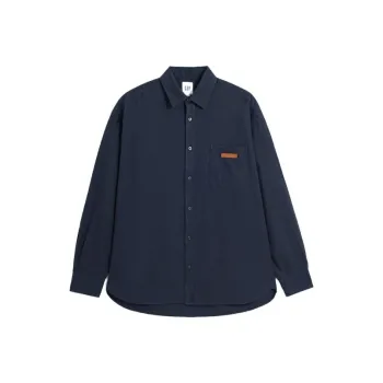 GAP Shirts Men Marine Blue