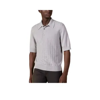 HERMES SS24 Polo Shirt Men's Misty White