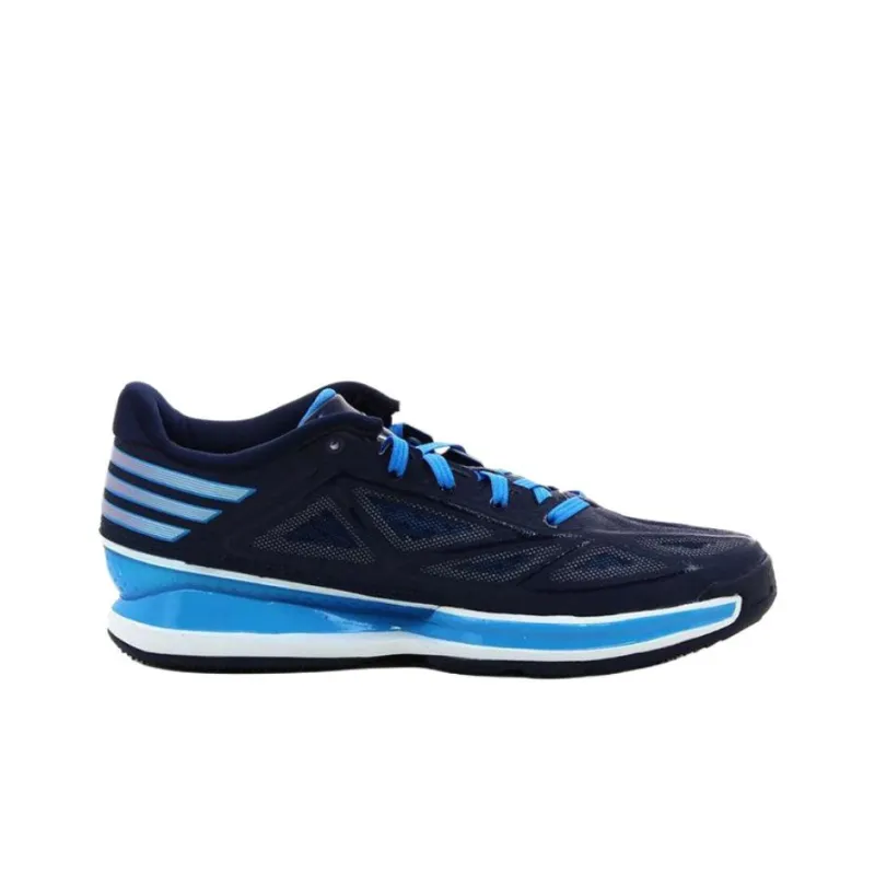 Adidas Anti Slip Wear Resistant Low Top Basketball Shoes Men's Blue-1