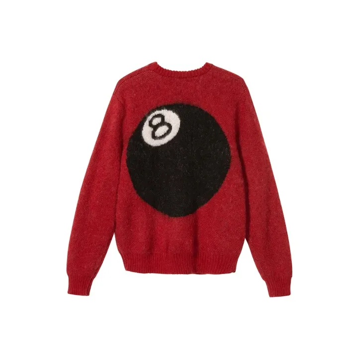 Stussy 8 Ball Heavy Brushed Mohair Sweater-3