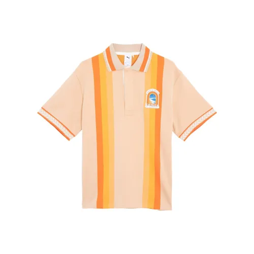 PUMA APRES COURT SHORT SLEEVE Polo Shirt Unisex Pine Sand