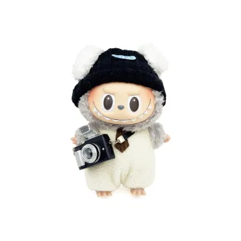 [Dress Up Doll] POP MART Labubu THE MONSTERS Vinyl, Camera Baby Hang Tag Box 17cm