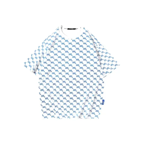 HLA JEANS T Shirt Men's Ecru Pattern 42