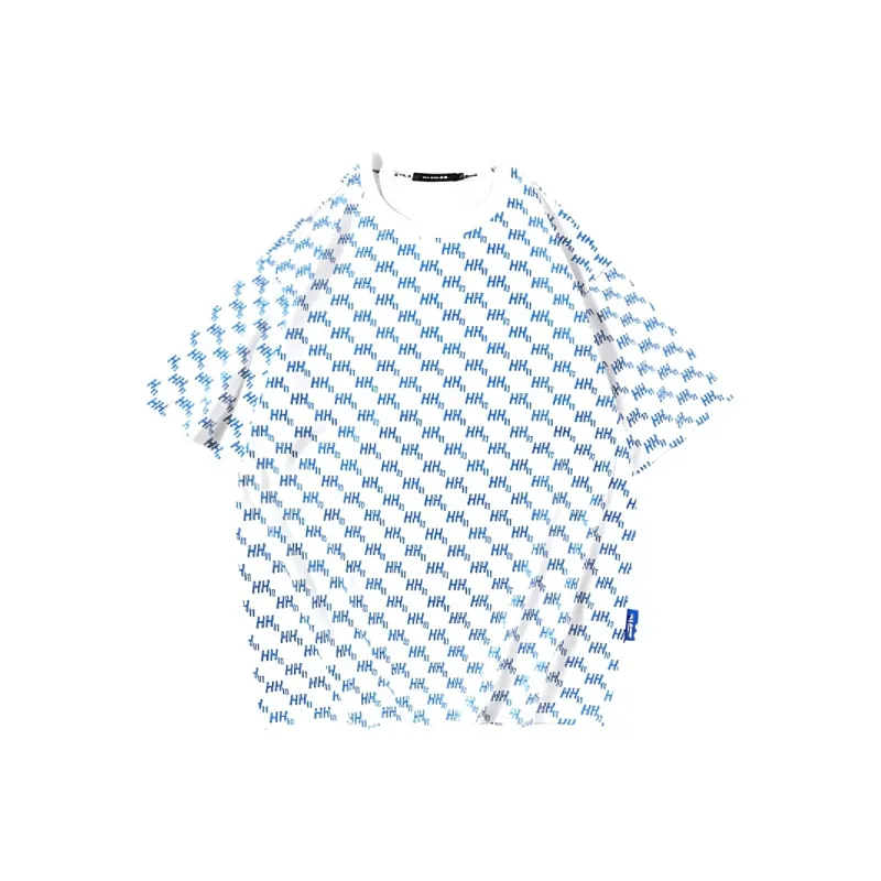 HLA JEANS T Shirt Men's Ecru Pattern 42-0
