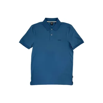 HUGO BOSS Logo embroidered Cotton Polo Shirt