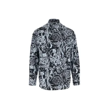 VERSACE Barocco print Cotton Shirt