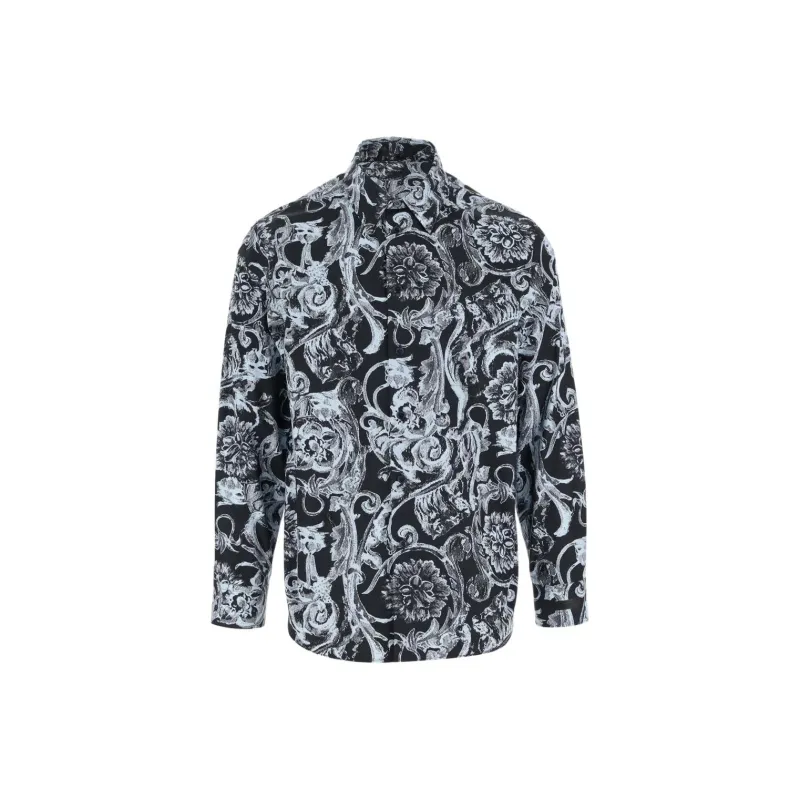 VERSACE Barocco print Cotton Shirt-0