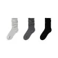 3 Pack (Light Heather Gray+Dark Heather Gray+Black)
