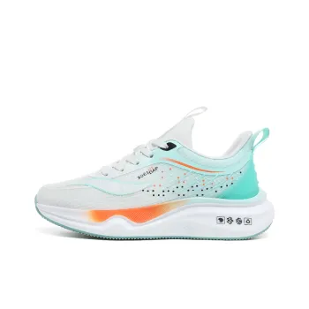 Gaius Durant Anti Slip Wear Resistant Low Top Marathon Racing Running Shoes Men's White Cyan