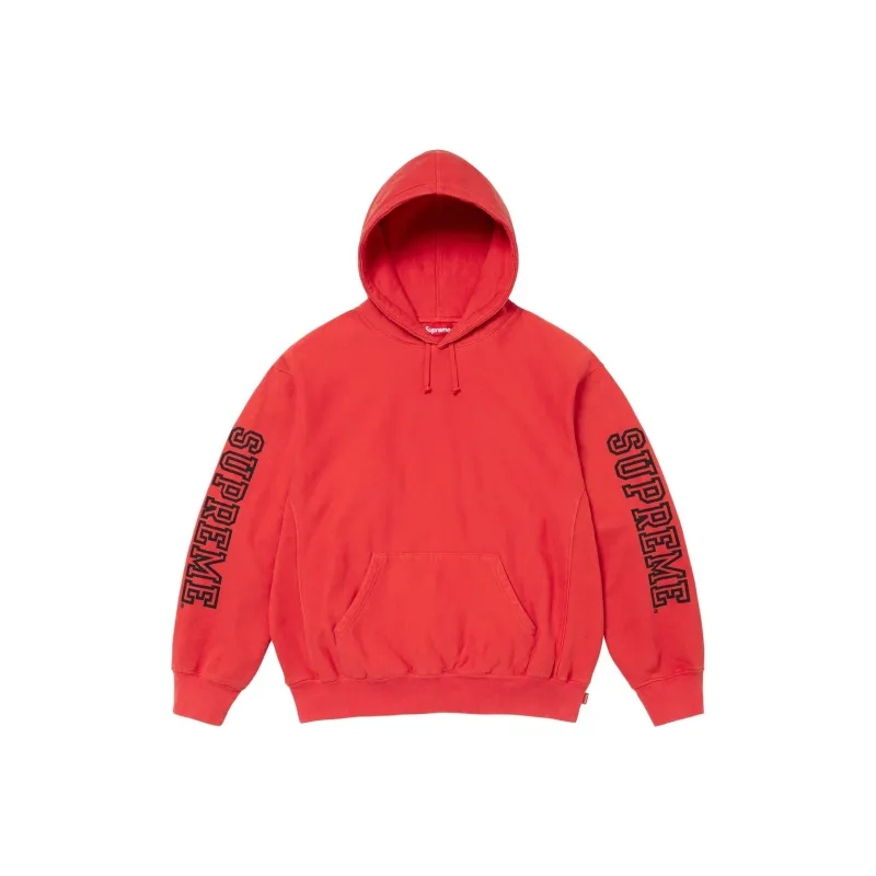 Supreme Collegiate Sleeve Hooded Sweatshirt-0