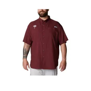 Columbia PFG Tamiami Shirt Men's Tan Chestnut Color