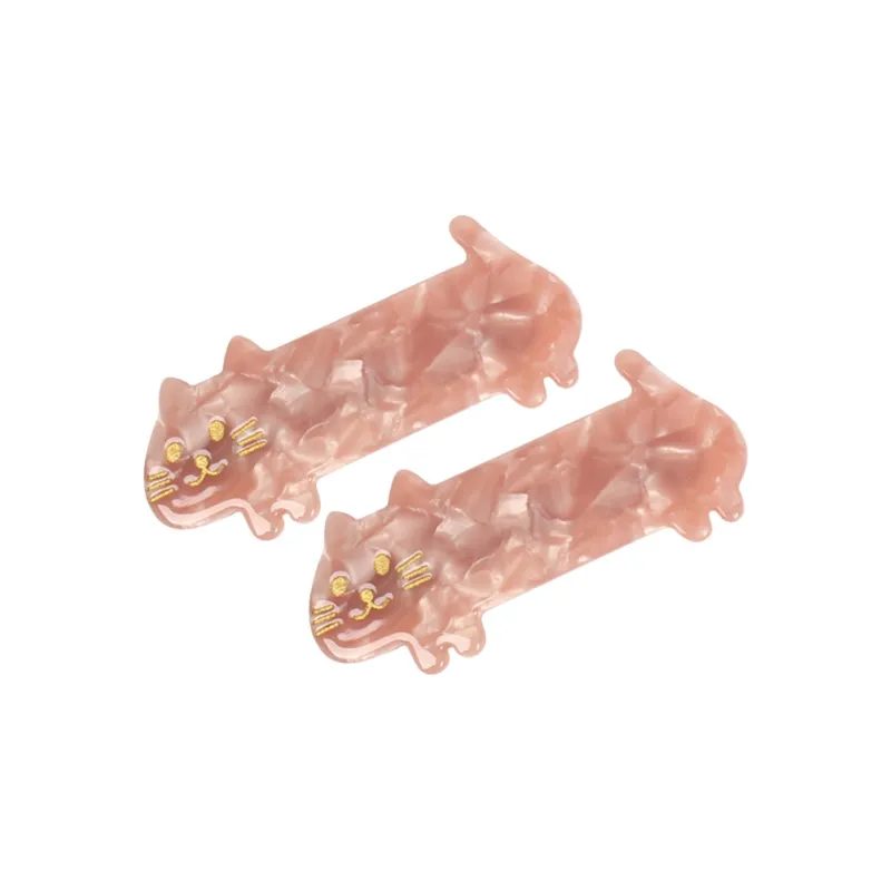 JIANYINGSHU Acrylic Hair Clips Women's-11